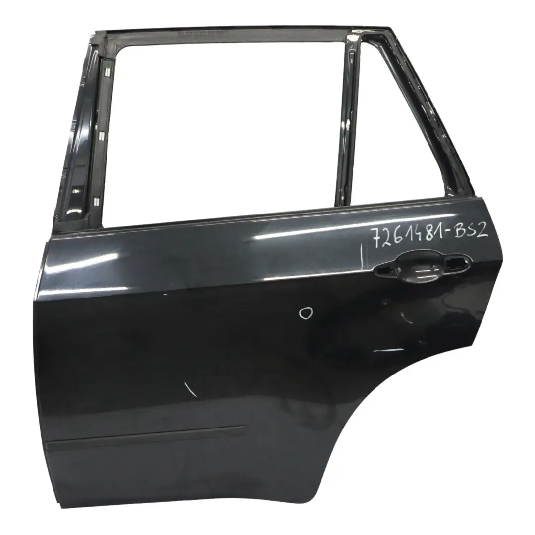 Door Rear Left N/S Black Sapphire Metallic - 475 to BMW X5 E70 with Part number 7261481 BMW X5 E70 Door Rear Left N/S Black Sapphire Metallic - 475 - SKU 7261481-BS2 - Part number 7261481