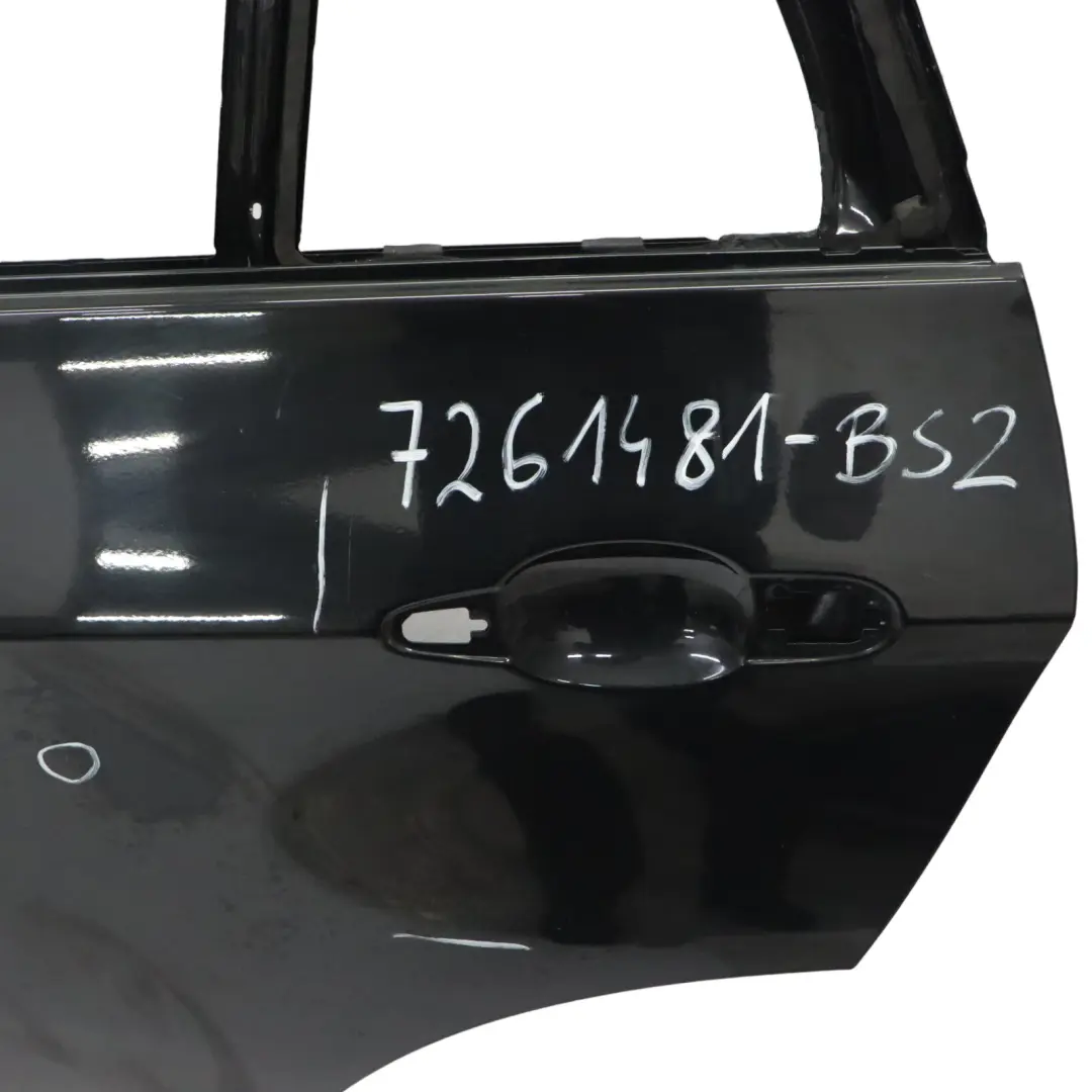 BMW X5 E70 Porte Arrière Gauche Noir Saphir Métallisé - 475 - SKU 7261481-BS2 - Numéro de pièce 7261481