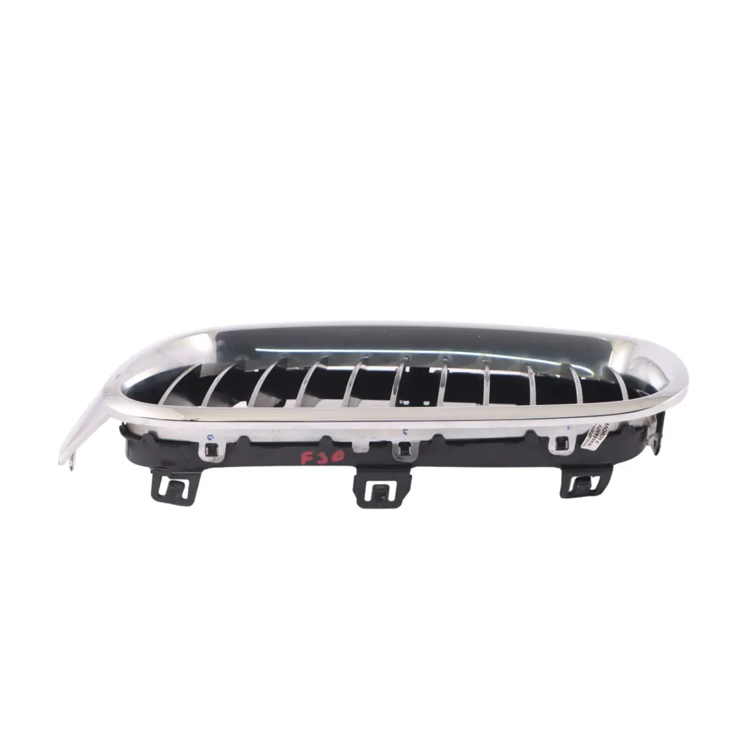 BMW F30 F31 Griglia a rene anteriore sinistra Argento Cromo - SKU 7263481 - Numero di parte 7263481