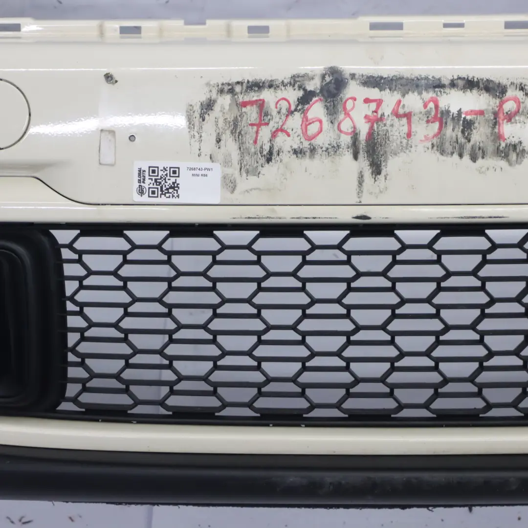 Front Bumper Mini Cooper S SD R55 R56 R57 LCI R58 Trim Panel Pepper White - 650 to with Part number 7268743 Front Bumper Mini Cooper S SD R55 R56 R57 LCI R58 Trim Panel Pepper White - 650 - SKU 7268743-PW1 - Part number 7268743