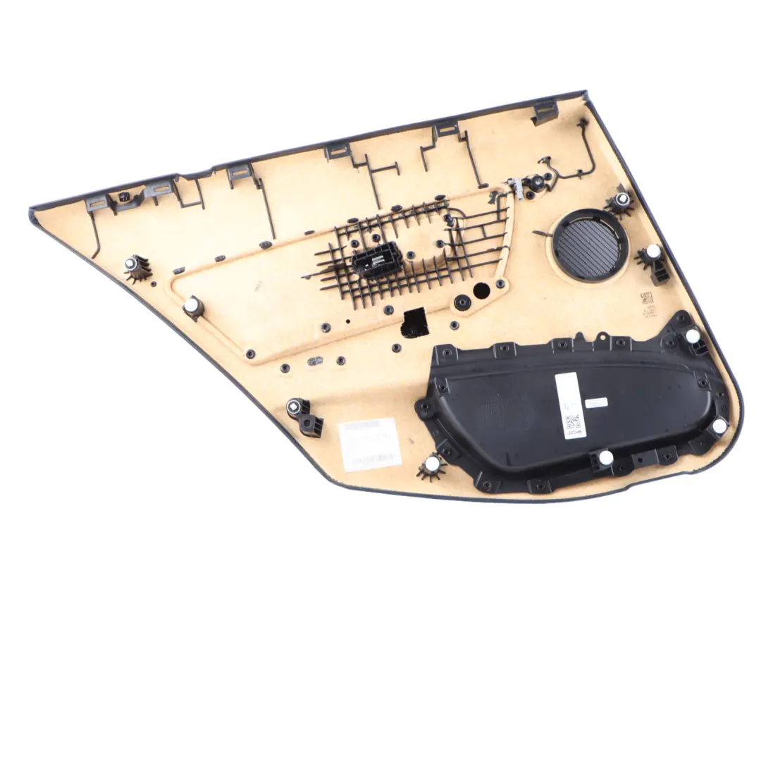 Right O/S Door Card Lining Panel Leather Red Black to BMW 3 F30 F31 Rear with Part number 7280946 BMW 3 F30 F31 Rear Right O/S Door Card Lining Panel Leather Red Black - SKU 7280946 - Part number 7280946