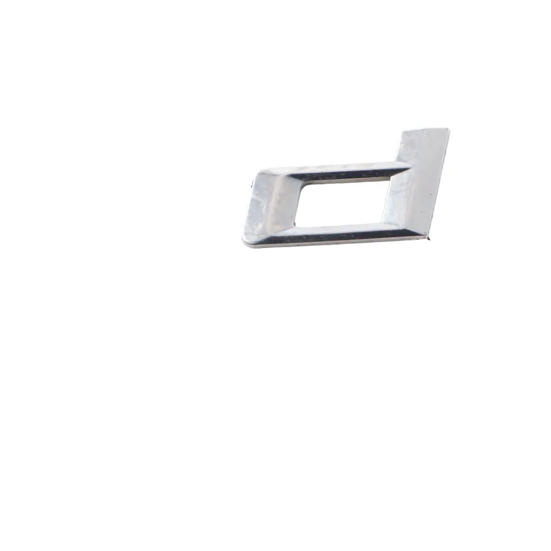BMW F30 Trunk Emblem Rear Boot Lid Tailgate Label 316D Logo Chrom - SKU 7289867 - Part number 7289867