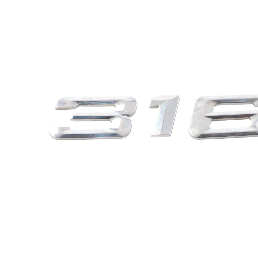 BMW F30 Kofferraum Emblem Heck Klappe Deckel Aufkleber 316D Logo Chrom - SKU 7289867 - Teilenummer 7289867