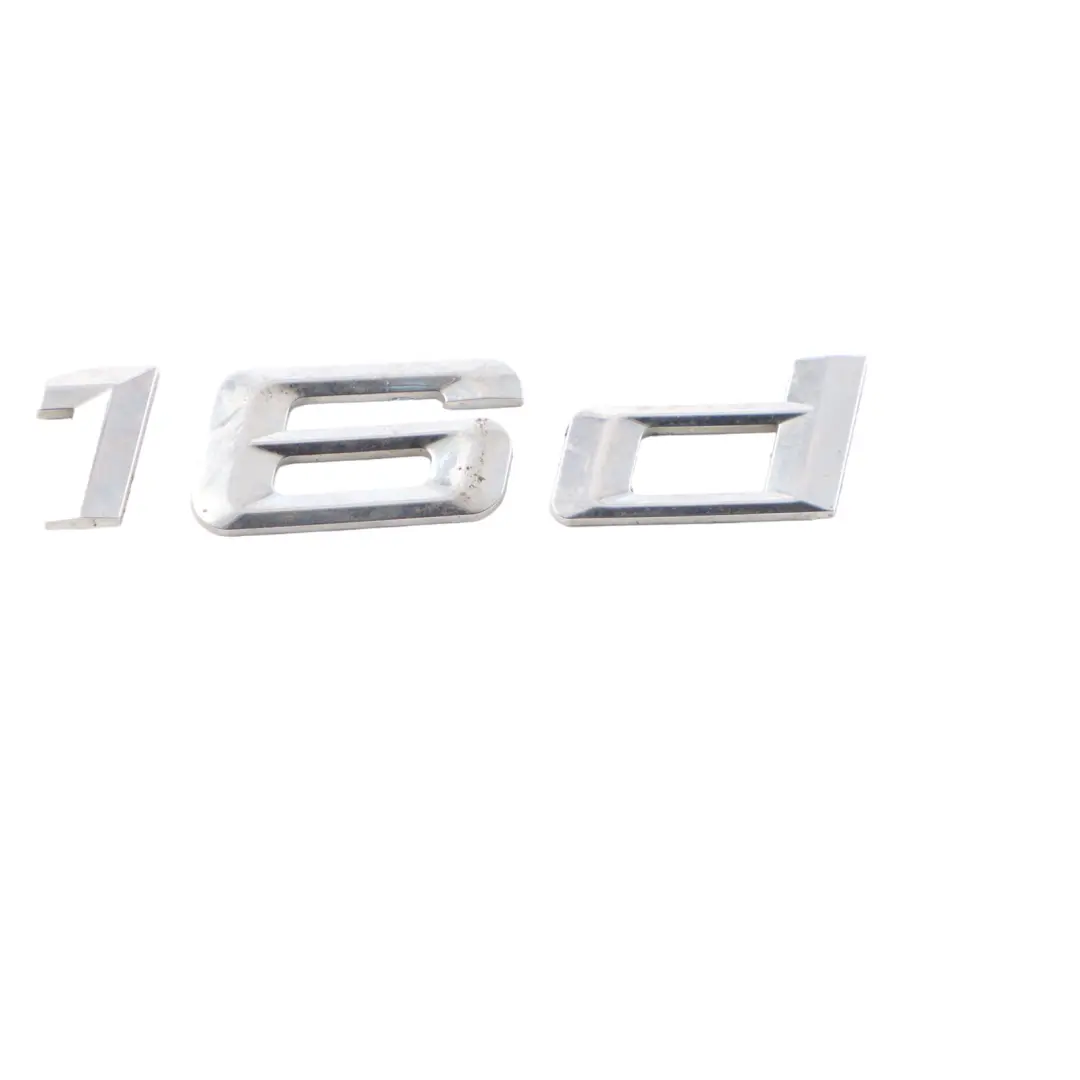 BMW F30 Emblema Bagagliaio Posteriore Etichetta Portellone 316D Logo - SKU 7289867 - Numero di parte 7289867