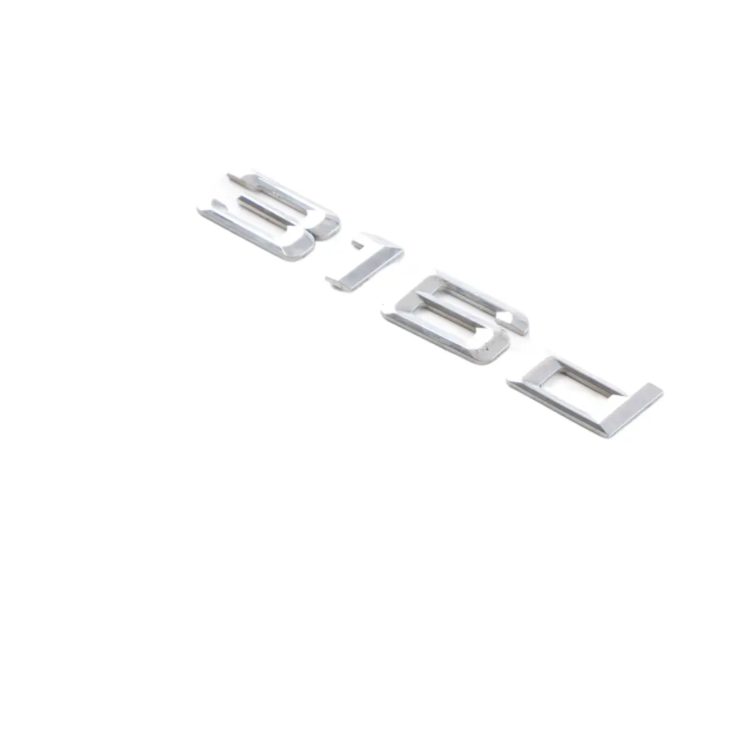 Emblema Maletero Tapa Trasera Etiqueta 316D Logo Crom para BMW F30 con número de pieza 7289867 BMW F30 Emblema Maletero Tapa Trasera Etiqueta 316D Logo Crom - SKU 7289867 - Número de pieza 7289867