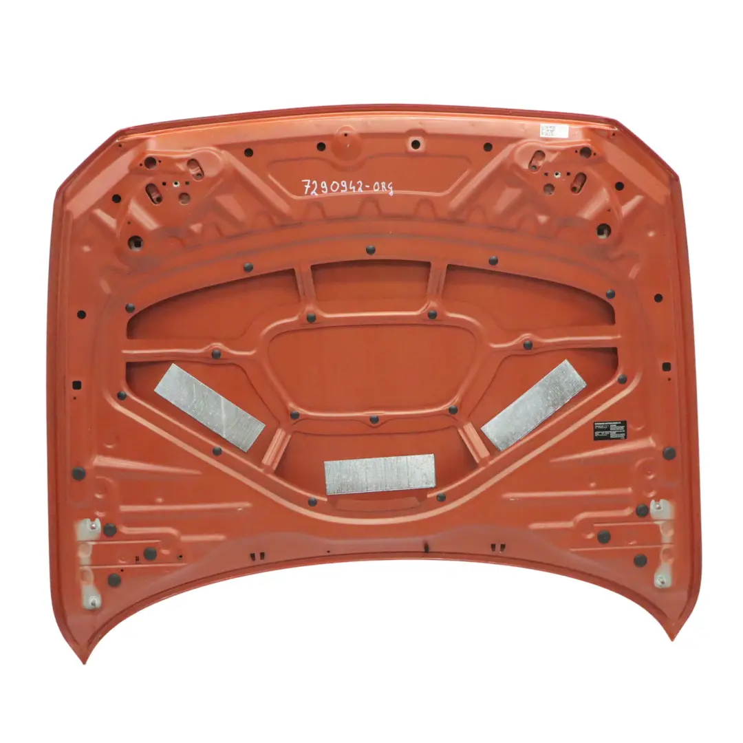BMW F20 F21 F22 Maska Pokrywa Silnika Valencia Orange Metalik - B44 - SKU 7290942-ORG - Numer Części 7290942