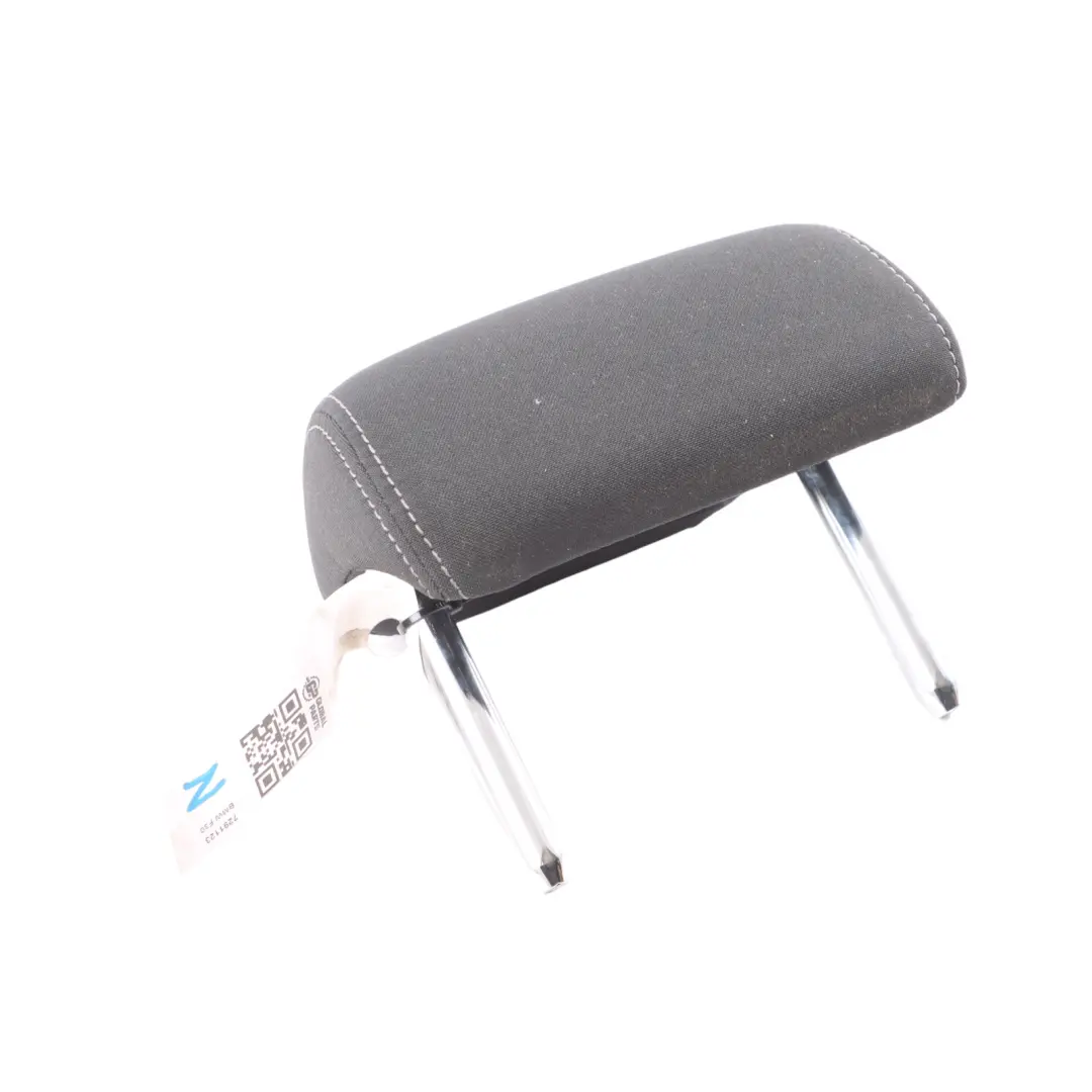 Headrest Rear Centre Seat Cloth Fabric Black to BMW F20 F21 F30 F31 with Part number 7291123 BMW F20 F21 F30 F31 Headrest Rear Centre Seat Cloth Fabric Black - SKU 7291123 - Part number 7291123
