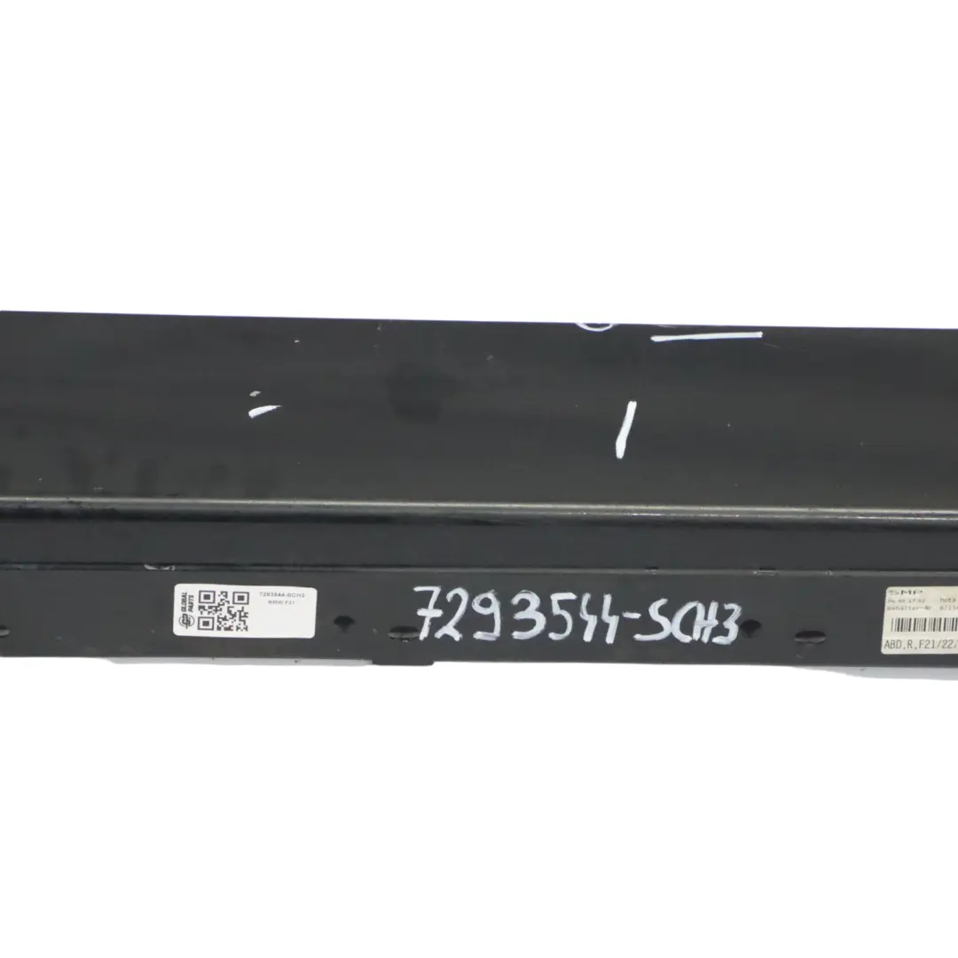 BMW F21 F22 Bande de Seuil de Latérale Droite Schwarz 2 Noir - 668 - SKU 7293544-SCH3 - Numéro de pièce 7293544