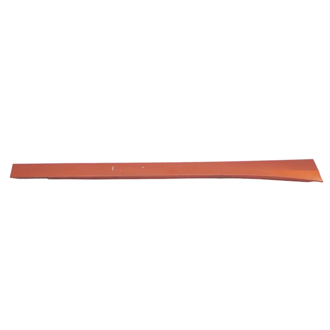 BMW F20 Sill Strip Side Skirt Right O/S Panel Valencia Orange Metallic - B44 - SKU 7293554-ORG - Part number 7293554
