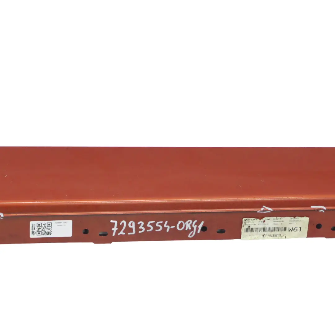 BMW F20 Bande de Seuil Latérale Droite Panel Valencia Orange Metallic - B44 - SKU 7293554-ORG1 - Numéro de pièce 7293554