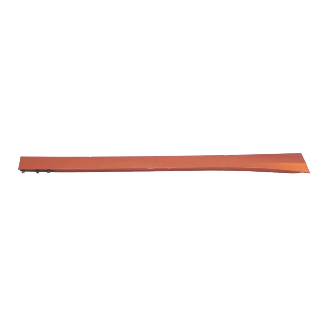 Sill Strip Side Skirt Right O/S Panel Valencia Orange Metallic - B44 to BMW F20 with Part number 7293554 BMW F20 Sill Strip Side Skirt Right O/S Panel Valencia Orange Metallic - B44 - SKU 7293554-ORG1 - Part number 7293554
