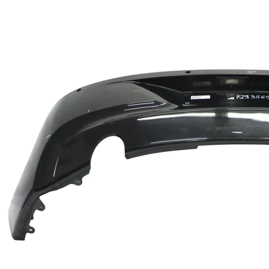 Bumper Trim Panel Sport Line Schwarz 2 Black - 668 to BMW F20 F21 Rear with Part number 7293569 BMW F20 F21 Rear Bumper Trim Panel Sport Line Schwarz 2 Black - 668 - SKU 7293569-SCH - Part number 7293569