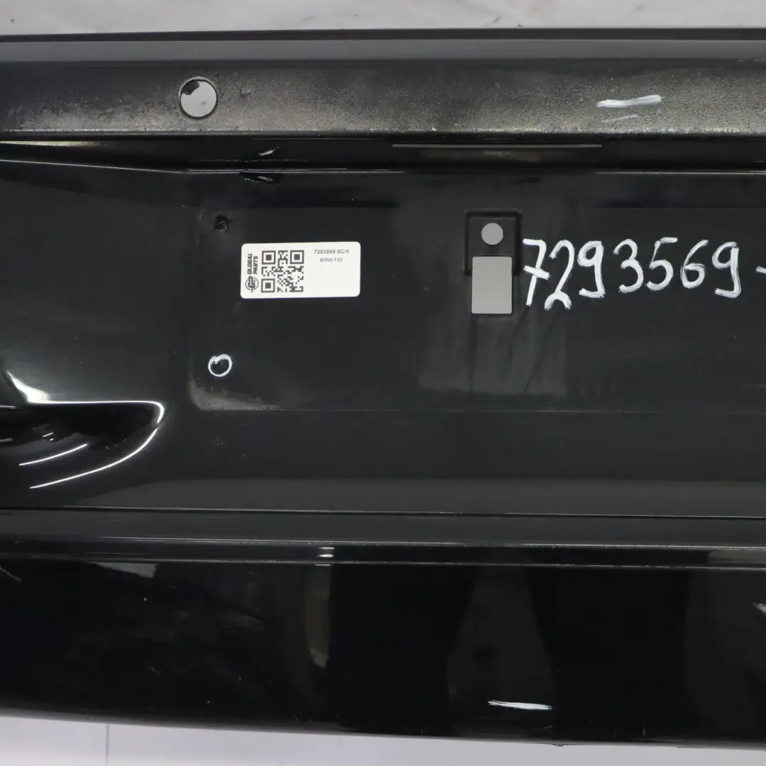 Bumper Trim Panel Sport Line Schwarz 2 Black - 668 to BMW F20 F21 Rear with Part number 7293569 BMW F20 F21 Rear Bumper Trim Panel Sport Line Schwarz 2 Black - 668 - SKU 7293569-SCH - Part number 7293569