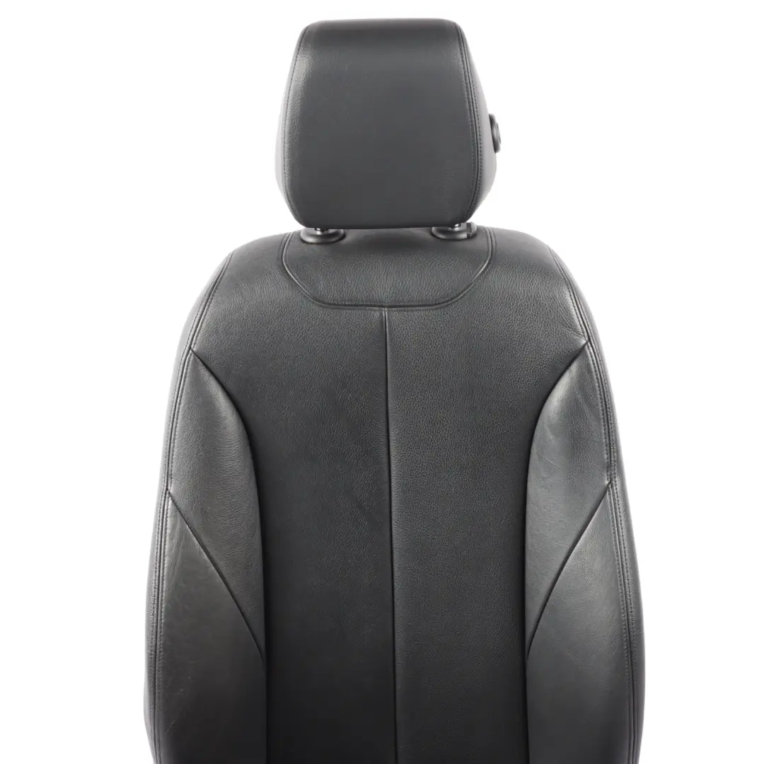 BMW F30 Fotel Prawy Przód Podgrzewany Skóra Dakota Czarna Lumbar - SKU 7295110-8 - Numer Części 7295110