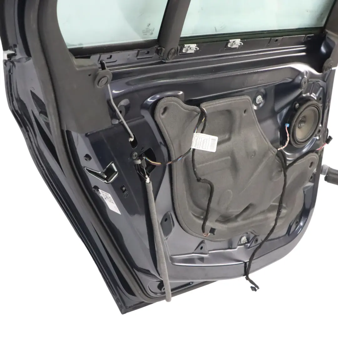 BMW F30 Saloon Rear Left Door N/S Imperial Blau Brillant Blue Metallic - A89 - SKU 7298513-IBB - Part number 7298513