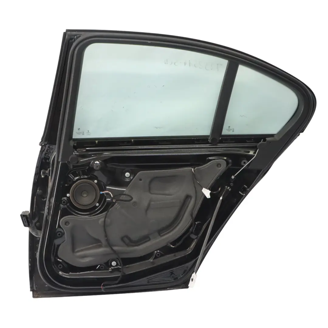 BMW F30 Saloon Rear Right Door O/S Schwarz 2 Black - 668 - SKU 7298514-SCH - Part number 7298514