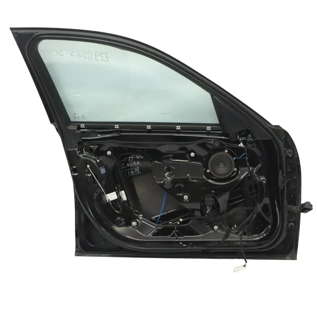 BMW F30 F31 Door Front Left N/S Schwarz 2 Black - 668 - SKU 7298565-SCH1 - Part number 7298565