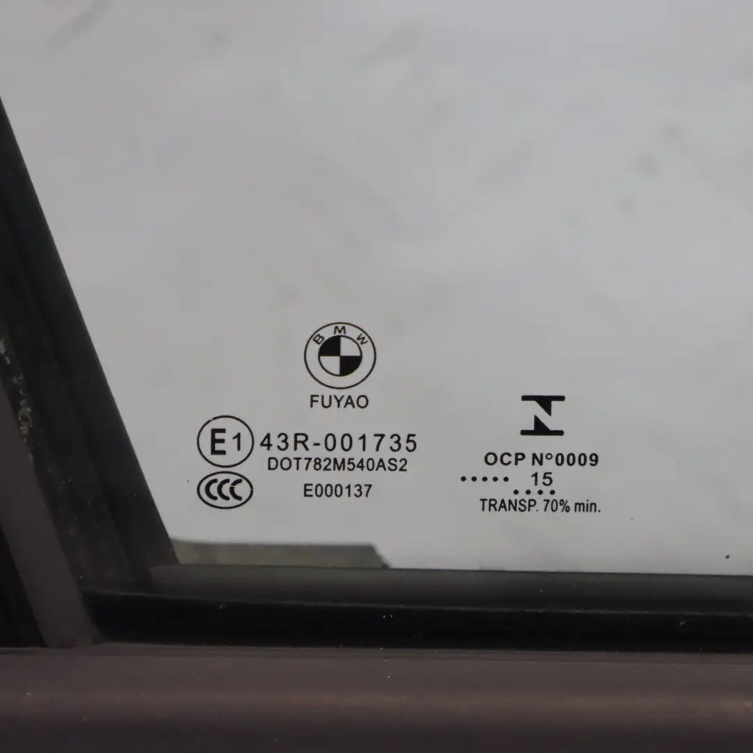 BMW F30 F31 Front Right Door O/S Schwarz 2 Black - 668 - SKU 7298566-SCH1 - Part number 7298566