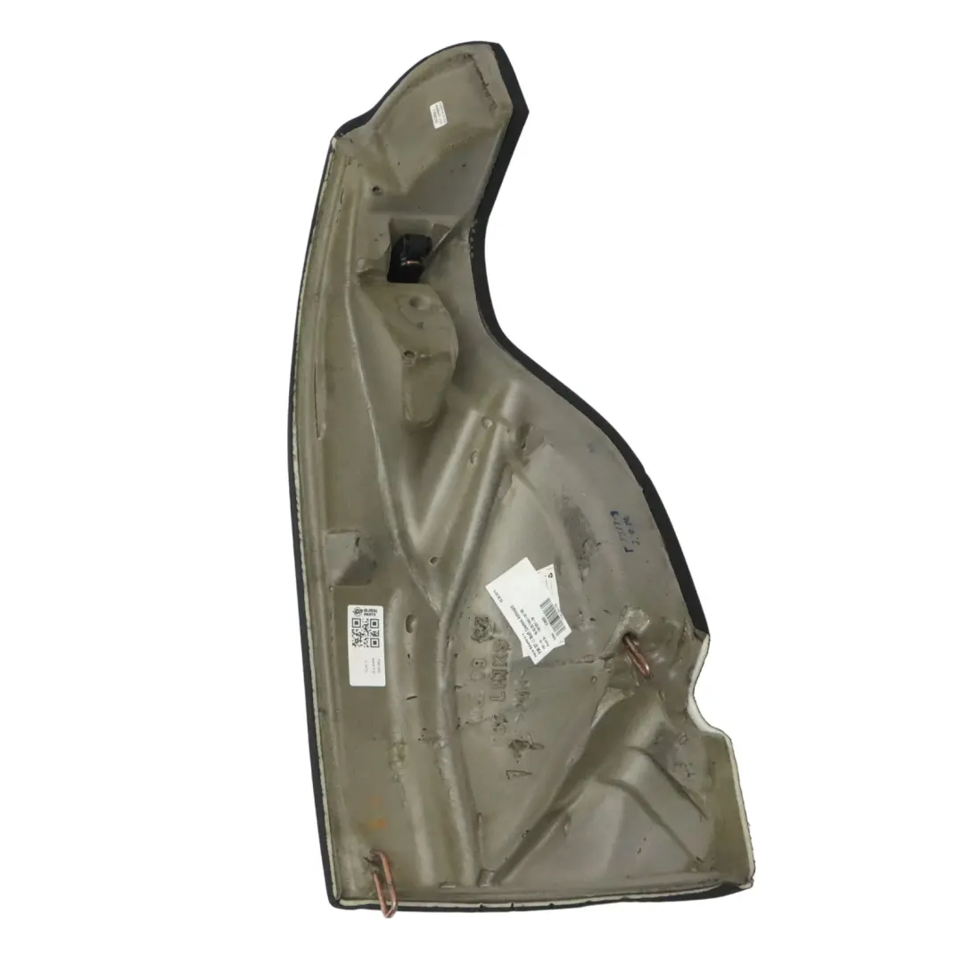 BMW G30 Embellecedor Lateral Panel Asiento Trasero Izquierdo Tela Negro - SKU 7301201 - Número de pieza 7301201