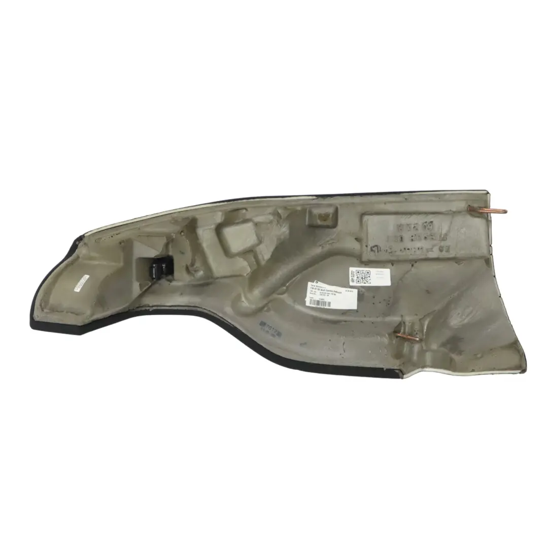 Pannello laterale posteriore destro sedile tessuto antracite per BMW G30 con numero di parte 7301202 BMW G30 Pannello laterale posteriore destro sedile tessuto antracite - SKU 7301202 - Numero di parte 7301202