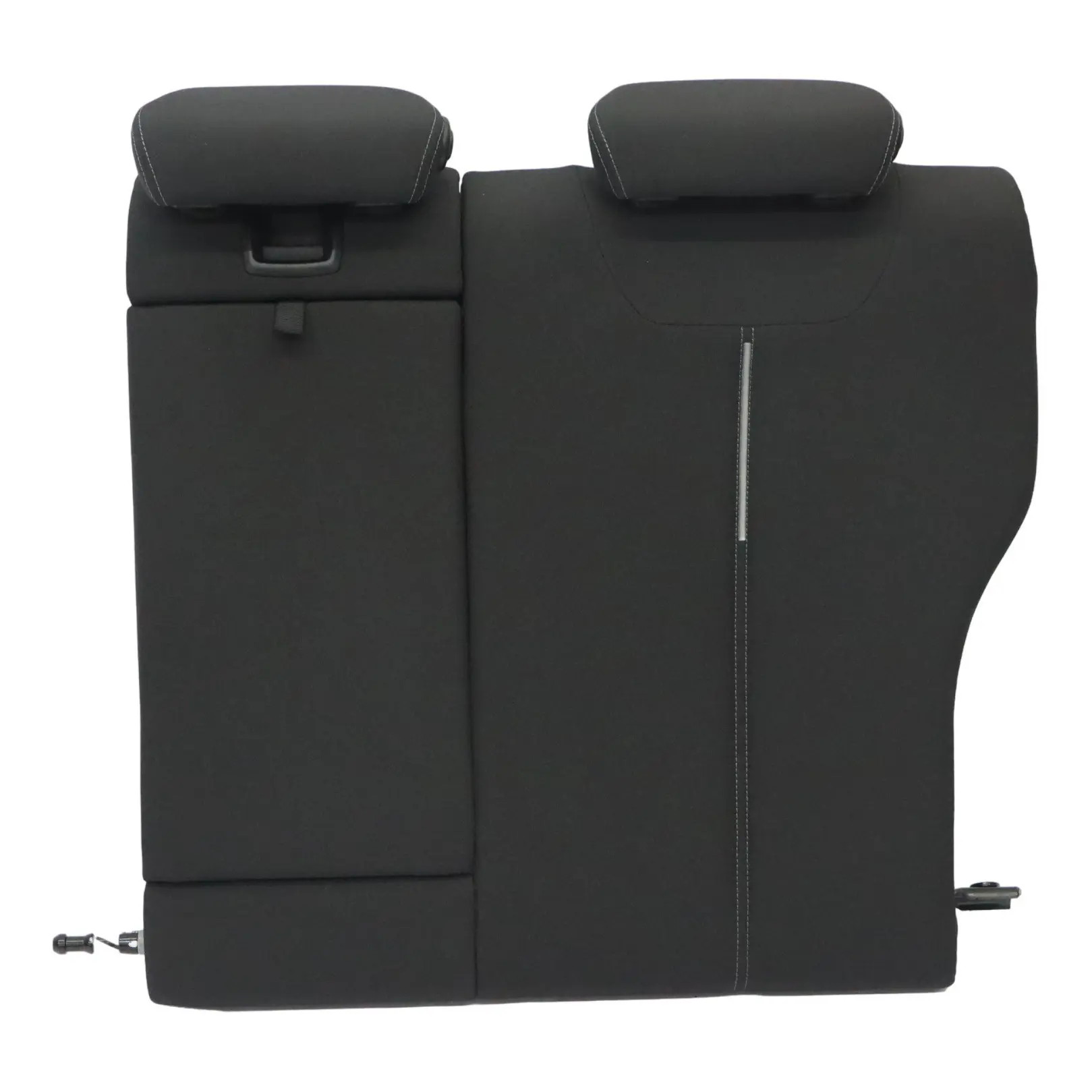 BMW F30 Asiento Trasero Izquierdo Funda Respaldo Tela Cuero Negro 7309805