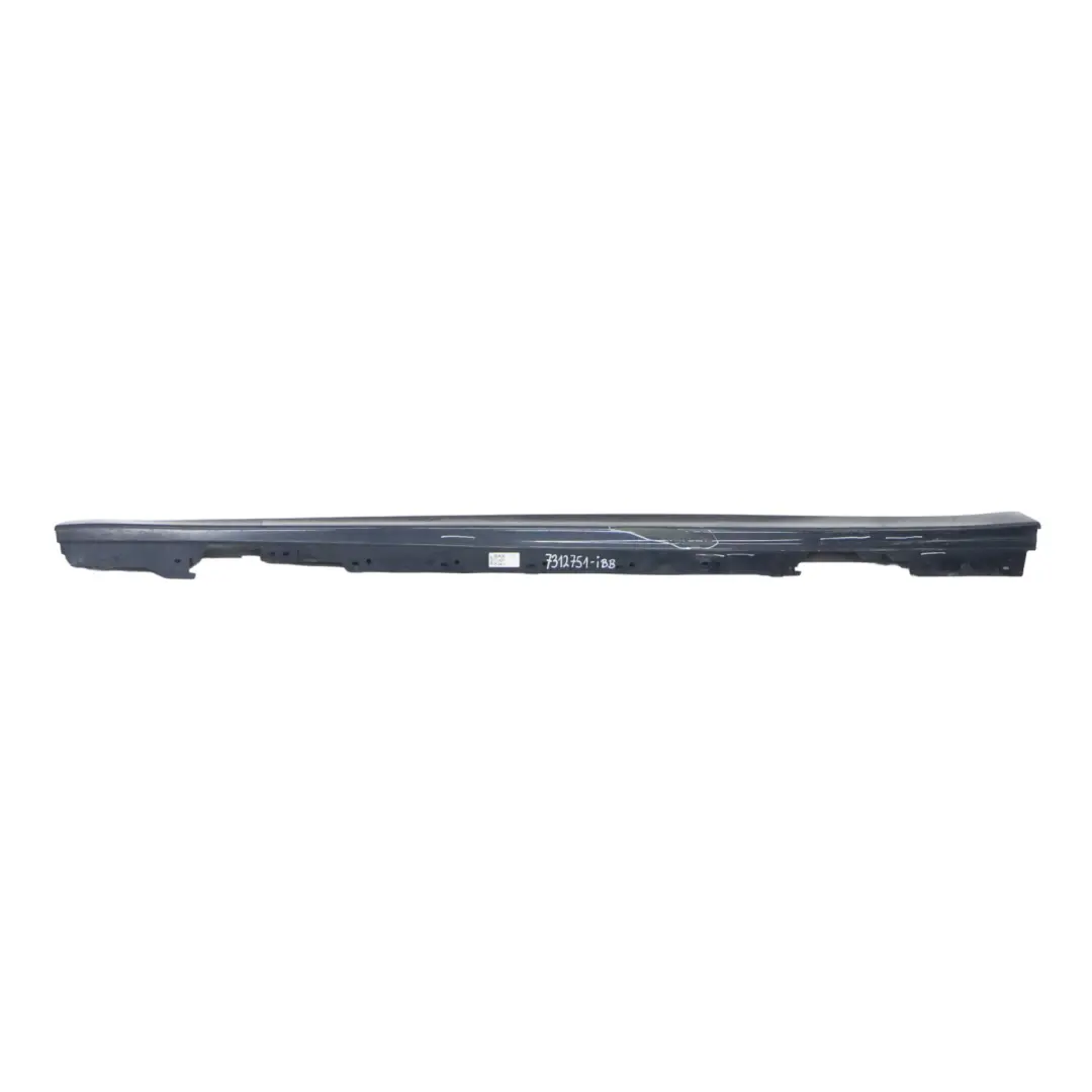 BMW F30 F31 Sill Strip Side Skirt Left N/S Imperial Blau Brillant Blue - A89 - SKU 7312751-IBB - Part number 7312751
