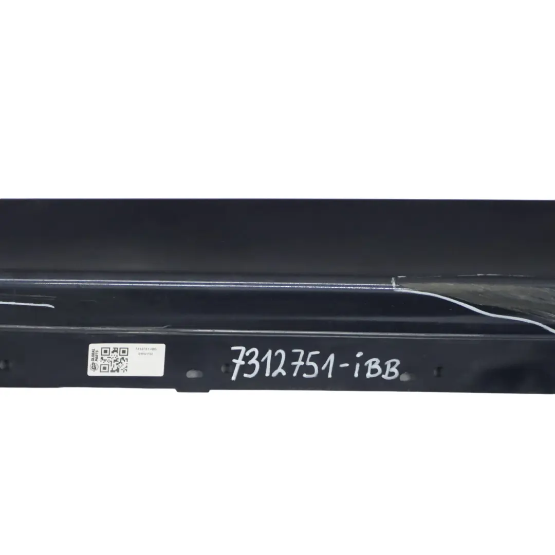 BMW F30 F31 Sill Strip Side Skirt Left N/S Imperial Blau Brillant Blue - A89 - SKU 7312751-IBB - Part number 7312751