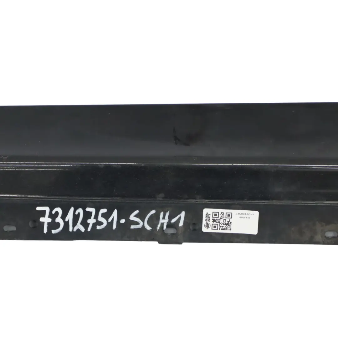 BMW F30 F31 Seitenschwellerleiste links Schwarz 2 Schwarz - 668 - SKU 7312751-SCH1 - Teilenummer 7312751