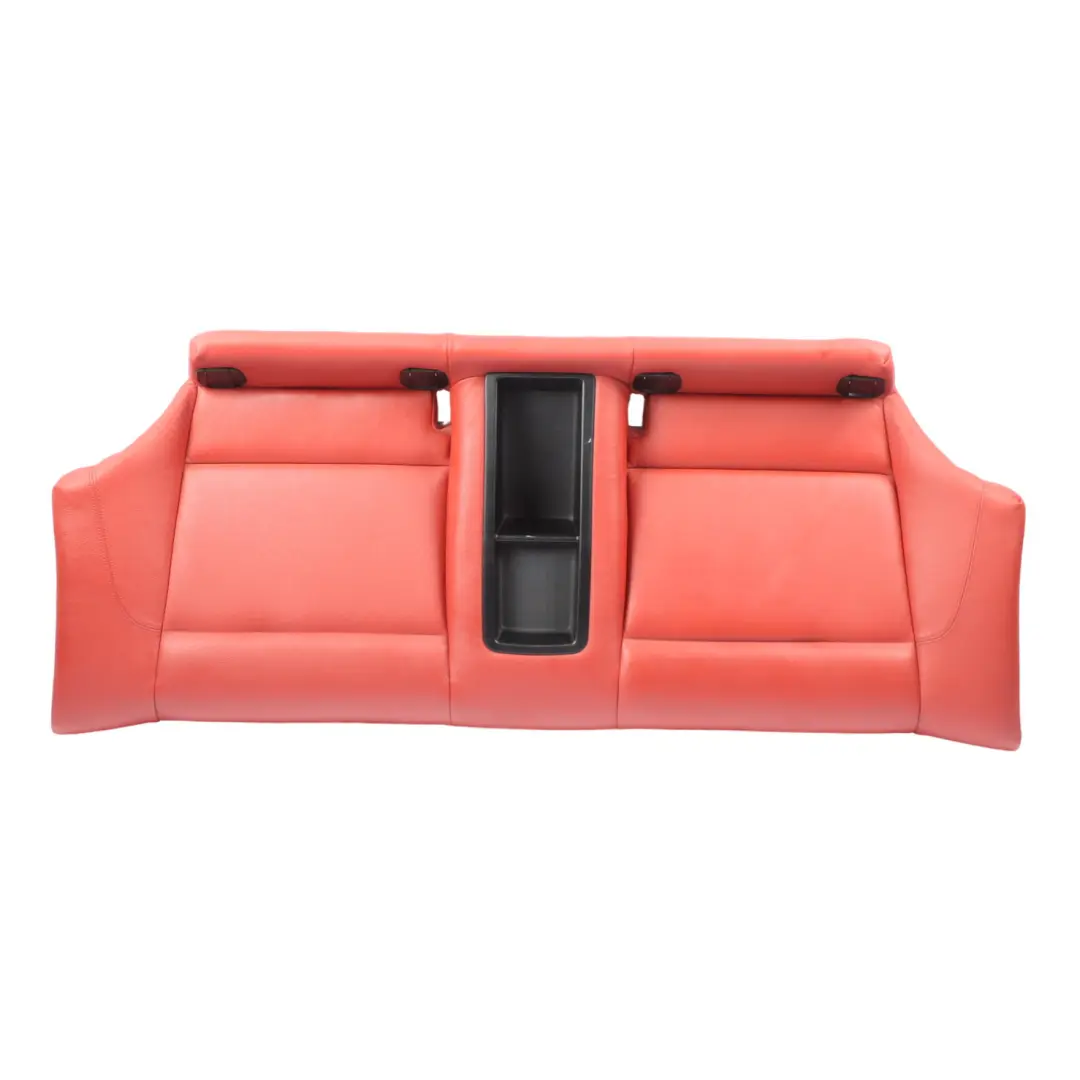 Bench Interior Couch Cover Leather Boston Coral Red Korallrot to Rear Seat BMW E82 with Part number 7320500 Rear Seat BMW E82 Bench Interior Couch Cover Leather Boston Coral Red Korallrot - SKU 7320500 - Part number 7320500
