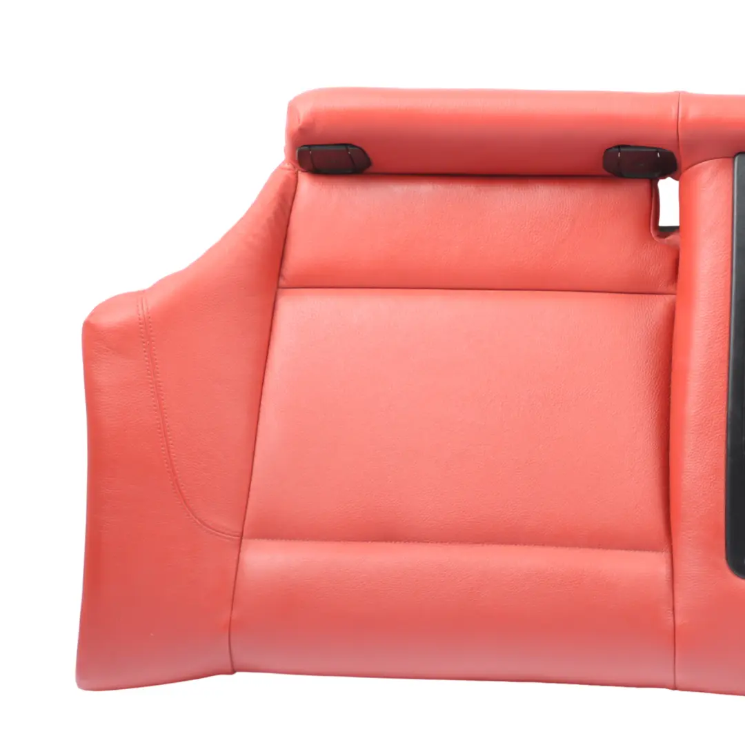Bench Interior Couch Cover Leather Boston Coral Red Korallrot to Rear Seat BMW E82 with Part number 7320500 Rear Seat BMW E82 Bench Interior Couch Cover Leather Boston Coral Red Korallrot - SKU 7320500 - Part number 7320500