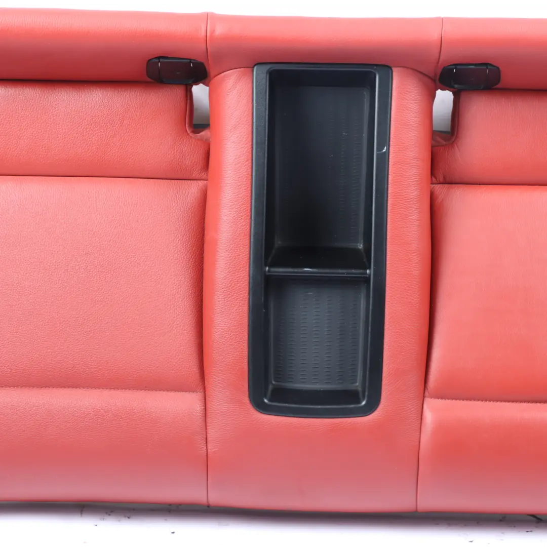Bench Interior Couch Cover Leather Boston Coral Red Korallrot to Rear Seat BMW E82 with Part number 7320500 Rear Seat BMW E82 Bench Interior Couch Cover Leather Boston Coral Red Korallrot - SKU 7320500 - Part number 7320500