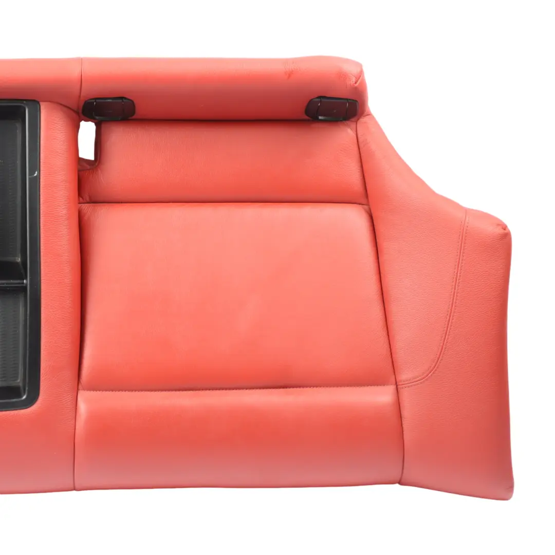 Bench Interior Couch Cover Leather Boston Coral Red Korallrot to Rear Seat BMW E82 with Part number 7320500 Rear Seat BMW E82 Bench Interior Couch Cover Leather Boston Coral Red Korallrot - SKU 7320500 - Part number 7320500