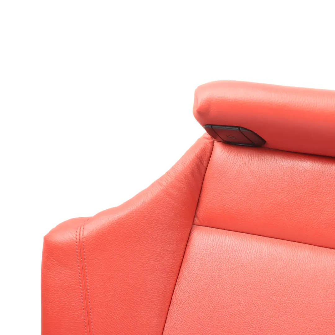 Bench Interior Couch Cover Leather Boston Coral Red Korallrot to Rear Seat BMW E82 with Part number 7320500 Rear Seat BMW E82 Bench Interior Couch Cover Leather Boston Coral Red Korallrot - SKU 7320500 - Part number 7320500
