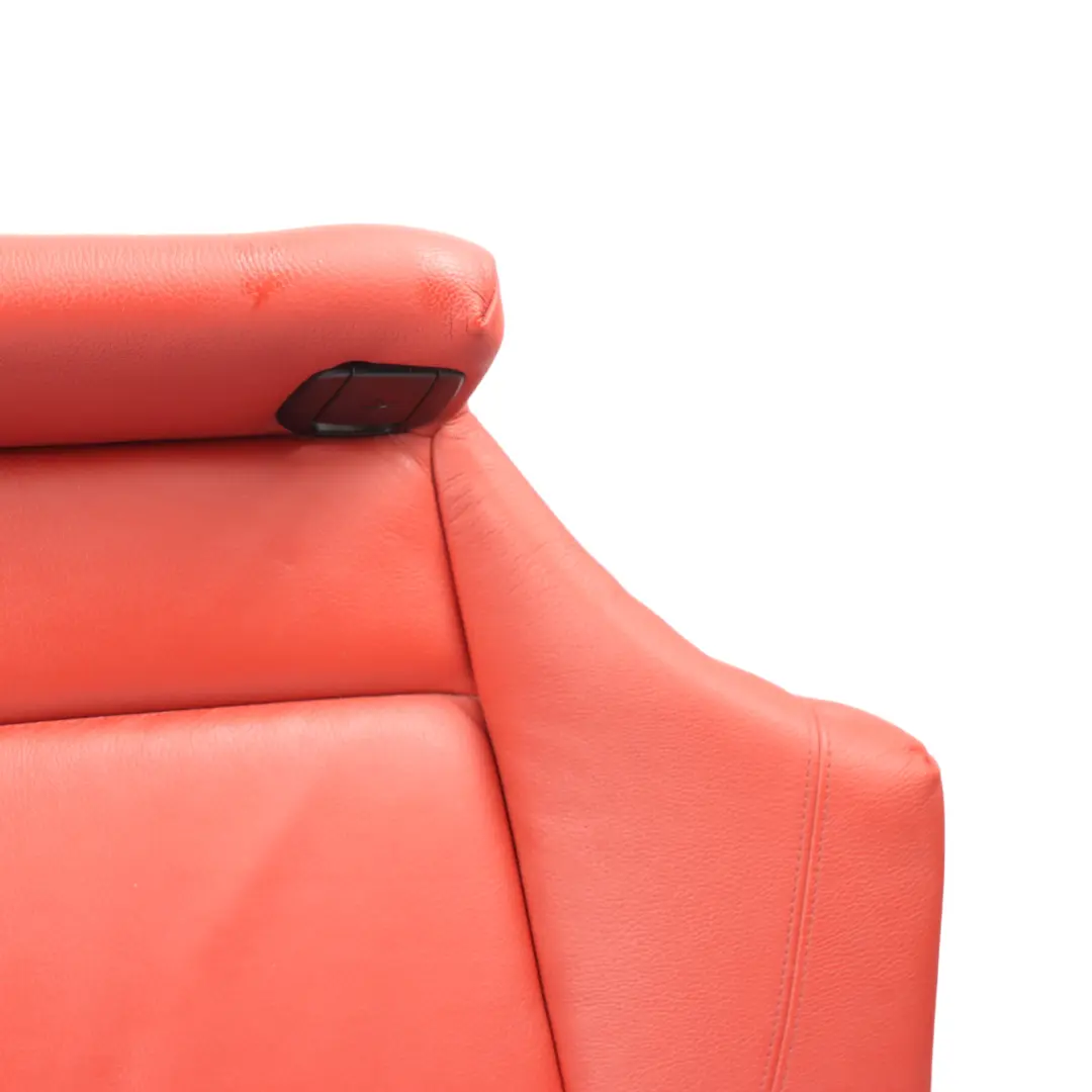 Bench Interior Couch Cover Leather Boston Coral Red Korallrot to Rear Seat BMW E82 with Part number 7320500 Rear Seat BMW E82 Bench Interior Couch Cover Leather Boston Coral Red Korallrot - SKU 7320500 - Part number 7320500