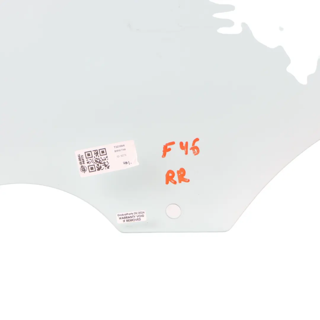 BMW F46 Window Door Rear Right O/S Window Glass Glazing AS2 - SKU 7321064 - Part number 7321064
