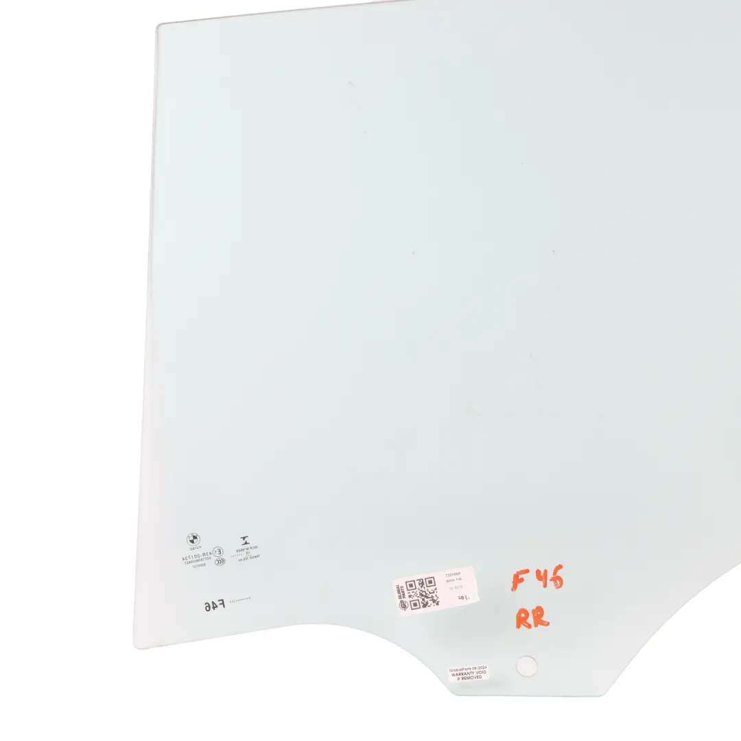 BMW F46 Finestrino Porta Posteriore Destra Vetro Vetri AS2 - SKU 7321064 - Numero di parte 7321064