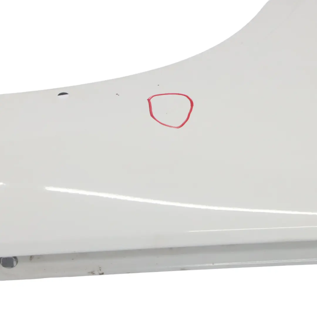  Pannello laterale BMW X1 E84 parafango anteriore destro Mineralweiss Bianco A96 - SKU 7332424-MW - Numero di parte 7332424