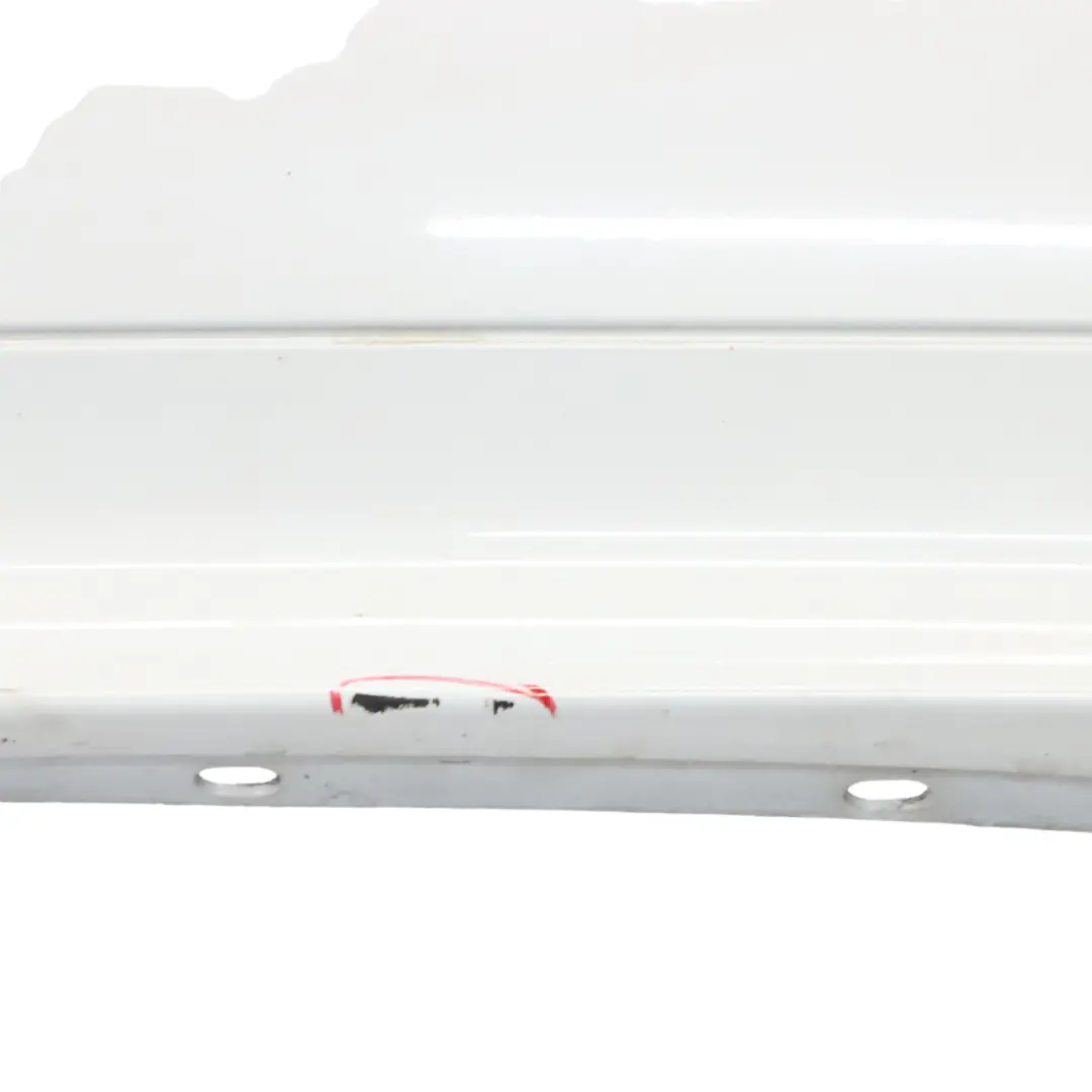 BMW F10 LCI Rear Bumper Panel PDC Alpinweiss 3 Alpine White - 300 - SKU 7332764-AW - Part number 7332764