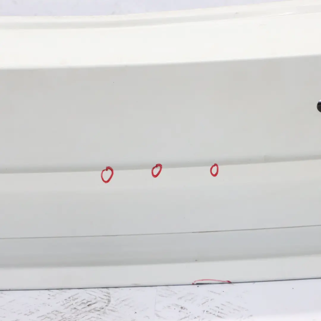 BMW F10 LCI Rear Bumper Panel PDC Alpinweiss 3 Alpine White - 300 - SKU 7332764-AW - Part number 7332764