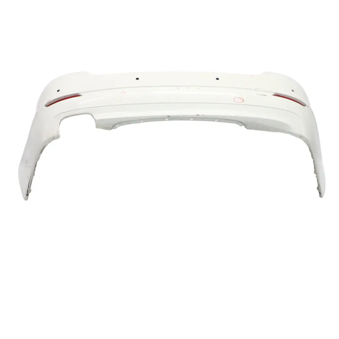BMW F10 LCI Rear Bumper Panel PDC Alpinweiss 3 Alpine White - 300 - SKU 7332764-AW - Part number 7332764
