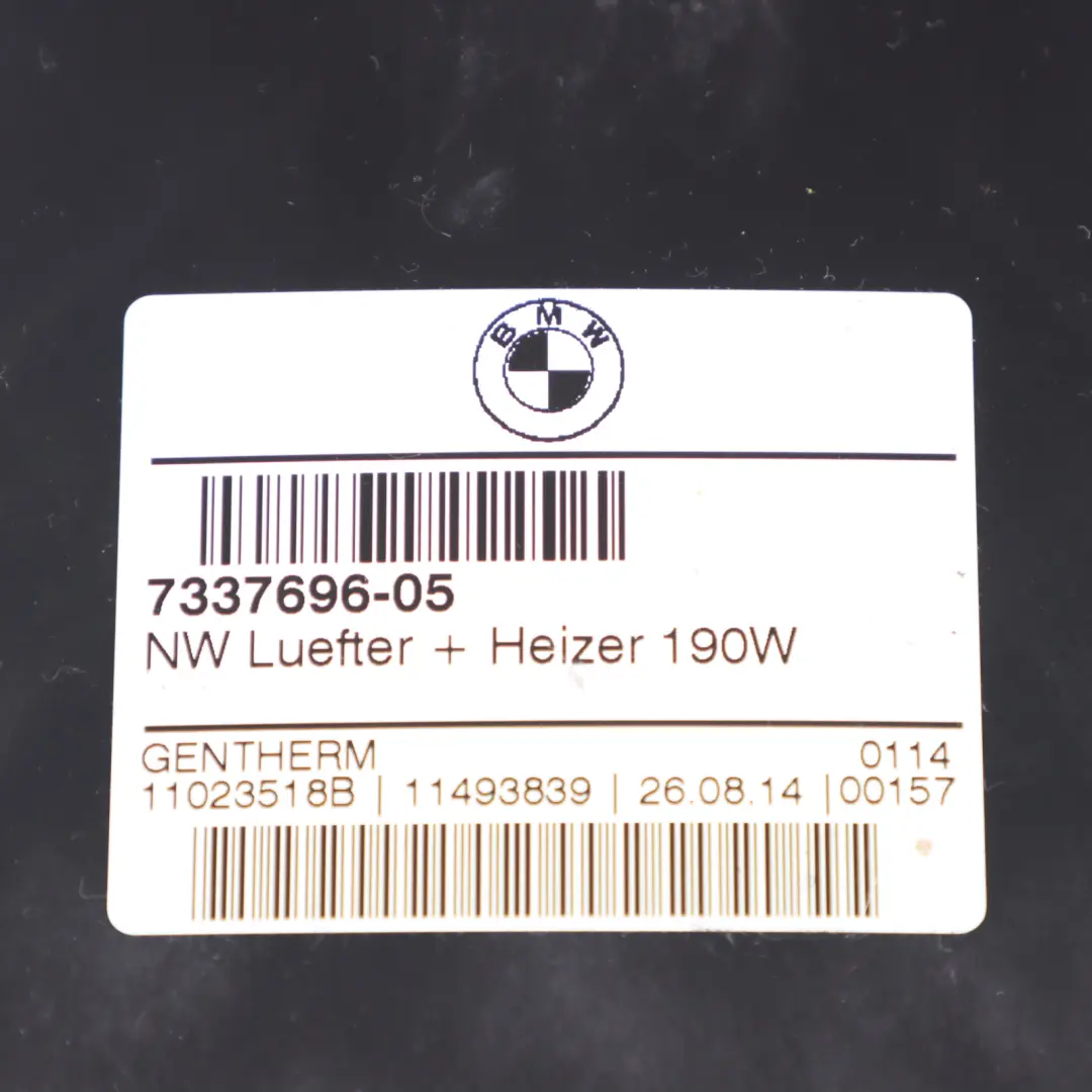 BMW F33 F83 M4 Convertible Seat Blower Motor Fan Headrest Unit - SKU 7337696 - Part number 7337696