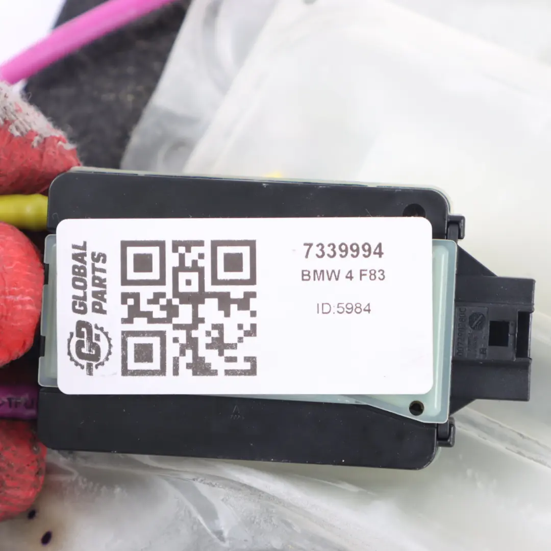 BMW F33 F83 M4 Poduszka Podparcia Lędźwi Przedniego Fotela - SKU 7339994 - Numer Części 7339994