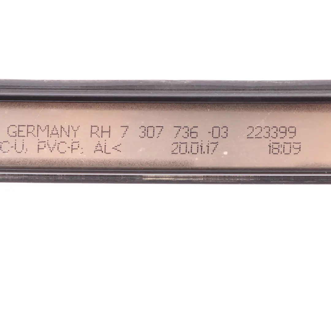 Modanatura Del Tetto Gutter Rail Trim Destra Schwarz 2 Nero 668 per BMW F22 con numero di parte 7341750 BMW F22 Modanatura Del Tetto Gutter Rail Trim Destra Schwarz 2 Nero 668 - SKU 7341750-SCH - Numero di parte 7341750