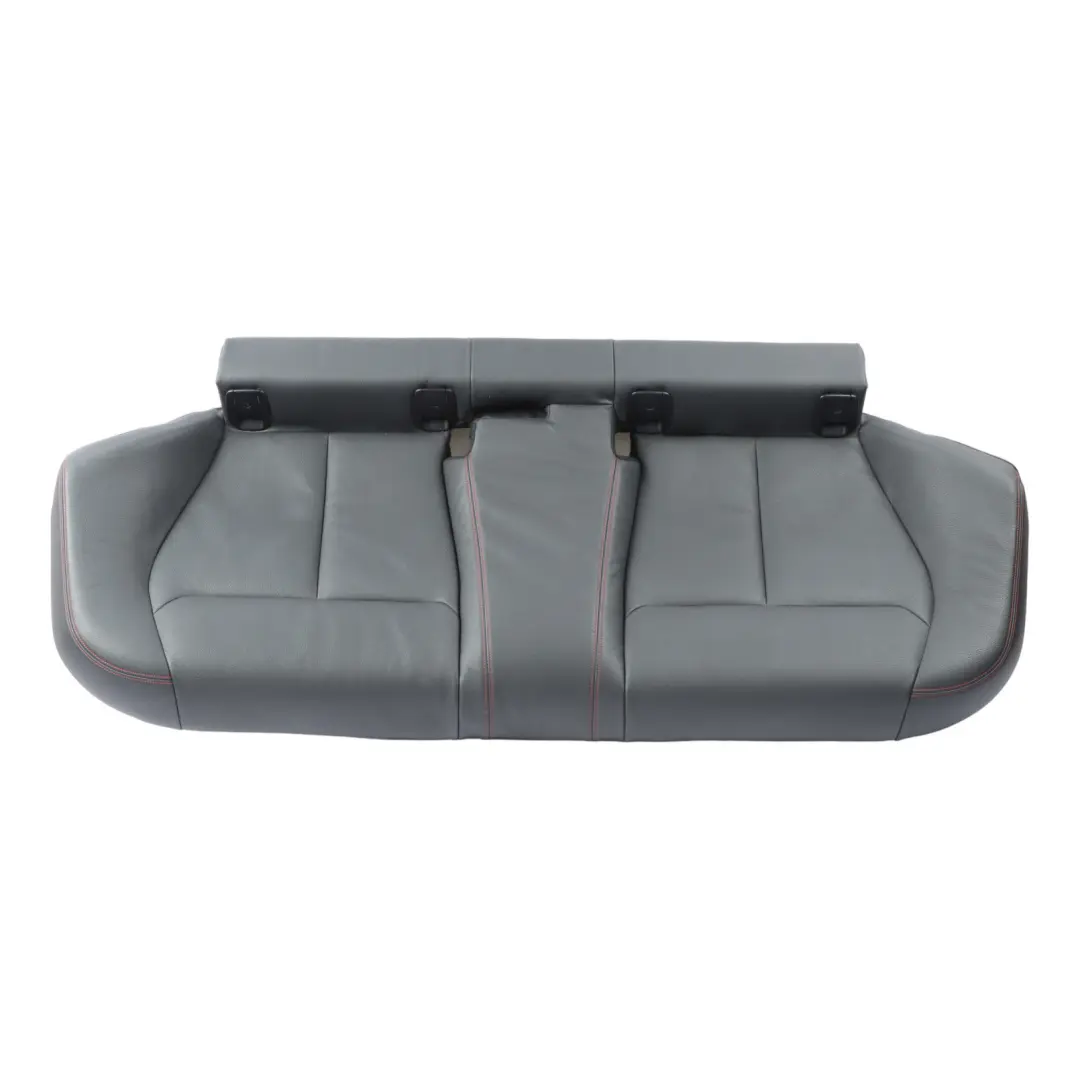 Bench Rear Couch Sofa Cover Black Leather Dakota Red Stitching to BMW F36 Seat with Part number 7345614 BMW F36 Seat Bench Rear Couch Sofa Cover Black Leather Dakota Red Stitching - SKU 7345614 - Part number 7345614