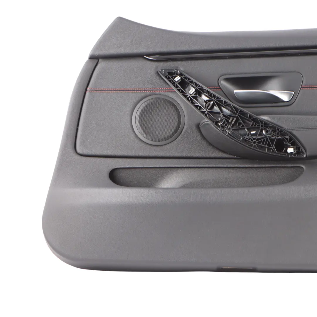Door Card Front Right O/S Lining Trim Panel Leather Black Red to BMW F36 with Part number 7347166 BMW F36 Door Card Front Right O/S Lining Trim Panel Leather Black Red - SKU 7347166 - Part number 7347166