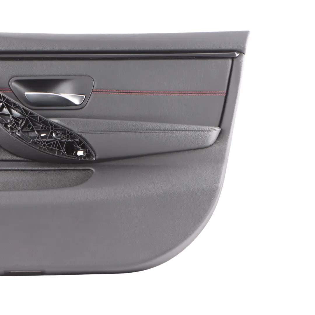 Door Card Front Right O/S Lining Trim Panel Leather Black Red to BMW F36 with Part number 7347166 BMW F36 Door Card Front Right O/S Lining Trim Panel Leather Black Red - SKU 7347166 - Part number 7347166