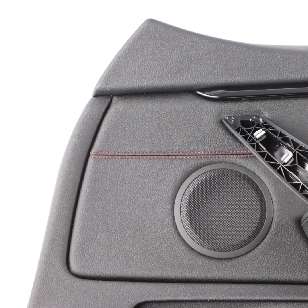 Door Card Front Right O/S Lining Trim Panel Leather Black Red to BMW F36 with Part number 7347166 BMW F36 Door Card Front Right O/S Lining Trim Panel Leather Black Red - SKU 7347166 - Part number 7347166