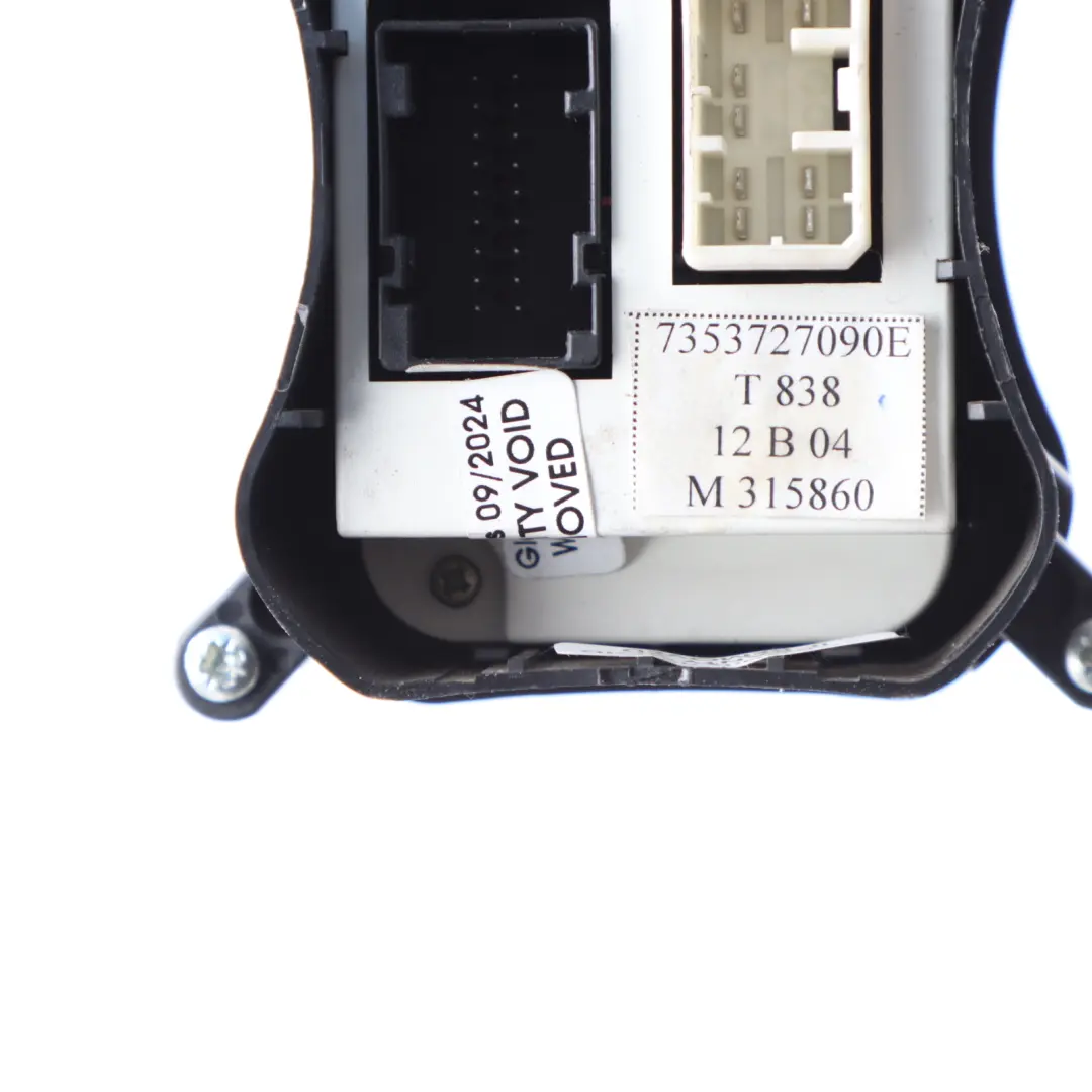 Hazard Triangle Fog Light Heater Switch Panel to Fiat Doblo with Part number 7353727090E Fiat Doblo Hazard Triangle Fog Light Heater Switch Panel - SKU 7353727090E - Part number 7353727090E