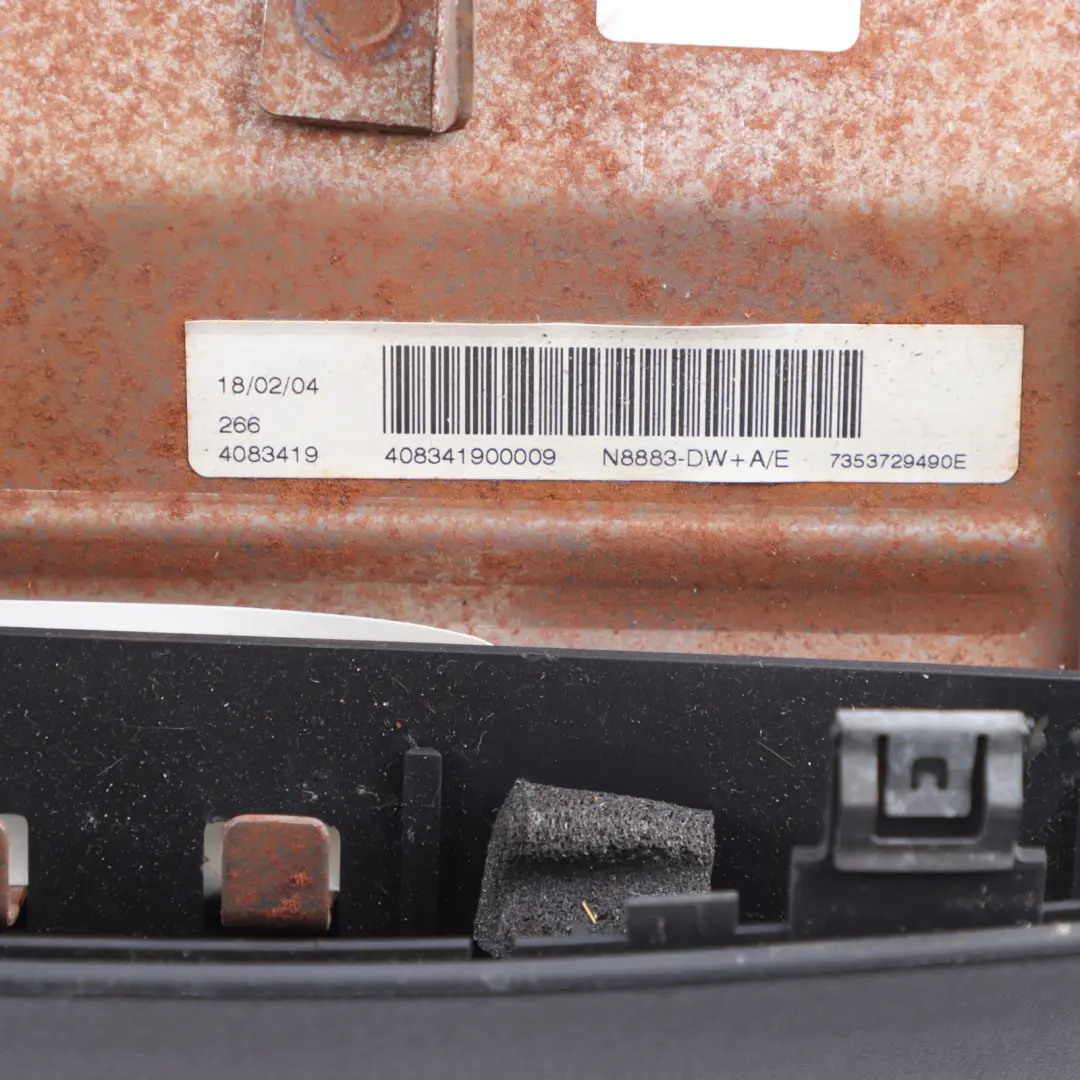 Fiat Doblo Dashboard Air Module Passenger Side Front - SKU 7353729490E - Part number 7353729490E