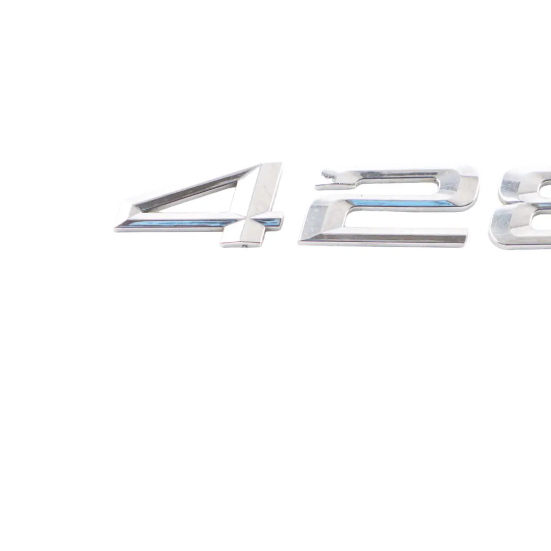 BMW F32 428i Rear Hatch Tailgate Boot Lid Lettering Emblem Badge - SKU 7356335 - Part number 7356335
